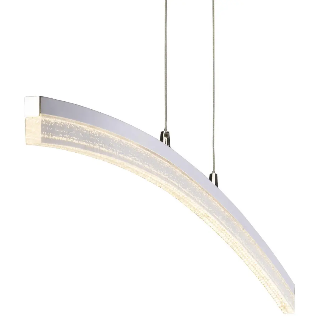 Brilliant Sprankelende LED Hanglamp - 2x21W 1680lm 3000K - Zilver
