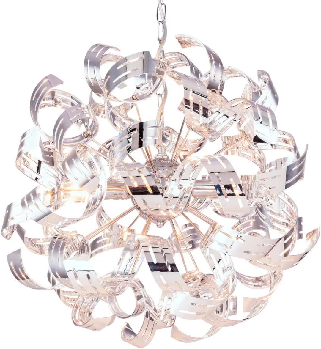 Globo Falla Hanglamp - 4 Lichtpunten Ø50cm Chroom