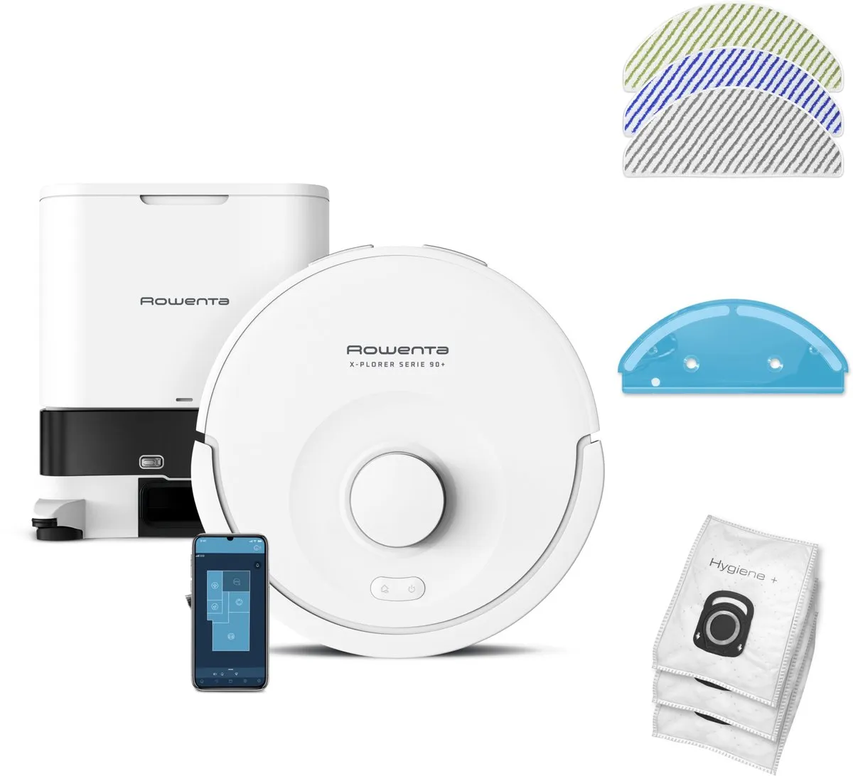Rowenta X-Plorer RR8797WH Robotstofzuiger - Wit - afbeelding 3 van 3