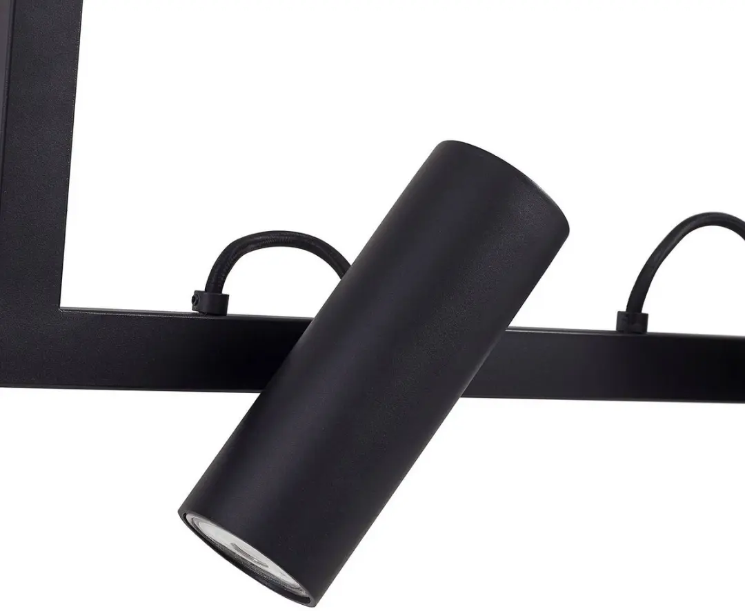 Lucande Hanglamp 4-Lichts Metaal GU10 - Zwart