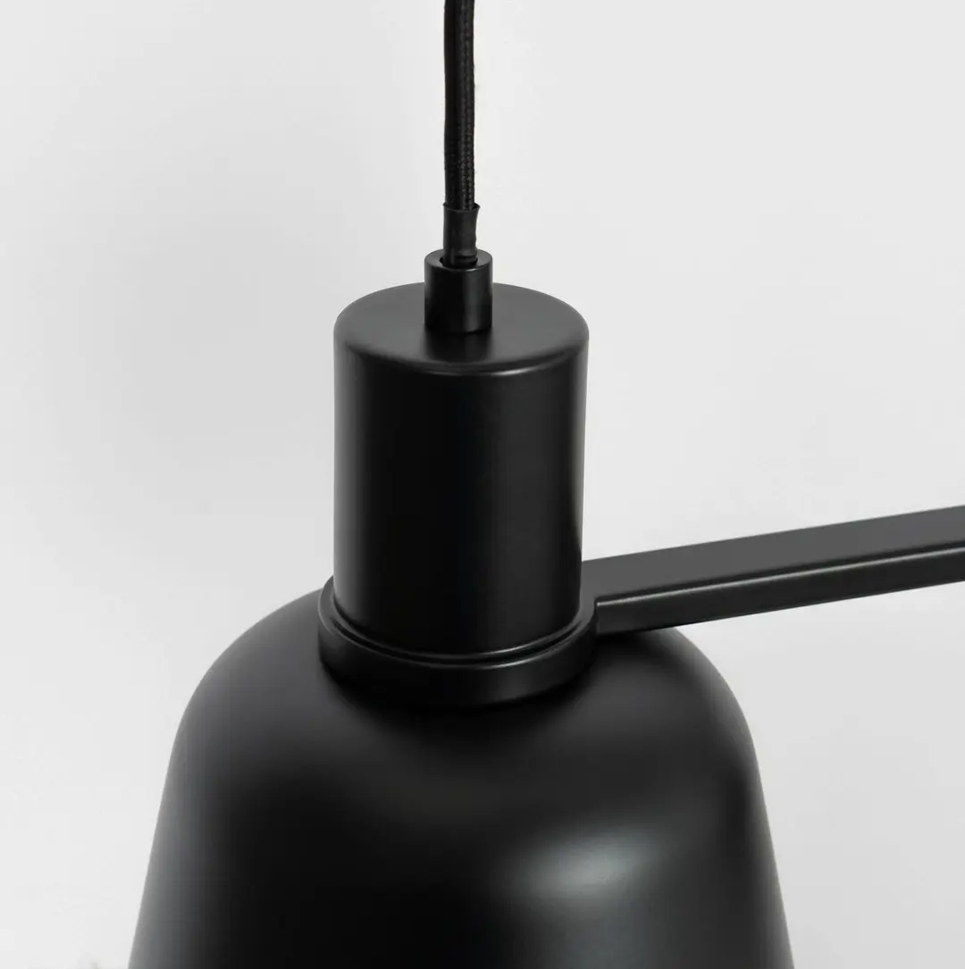 Lucande Hanglamp 2-lichts E27 - Mat zwart