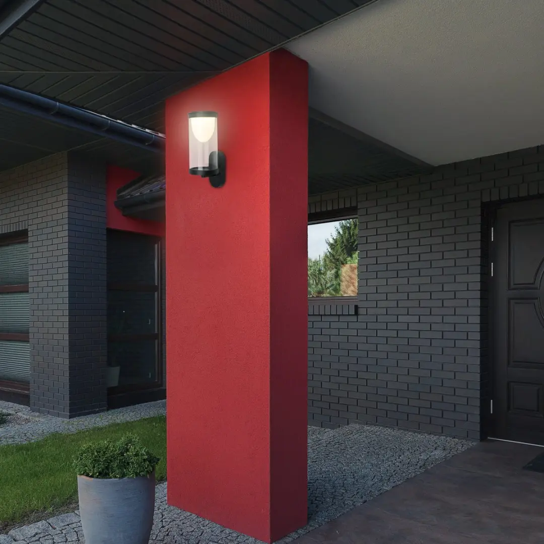 Briloner LED Akku Wandlamp Touch - Verwisselbare batterij - Zwart