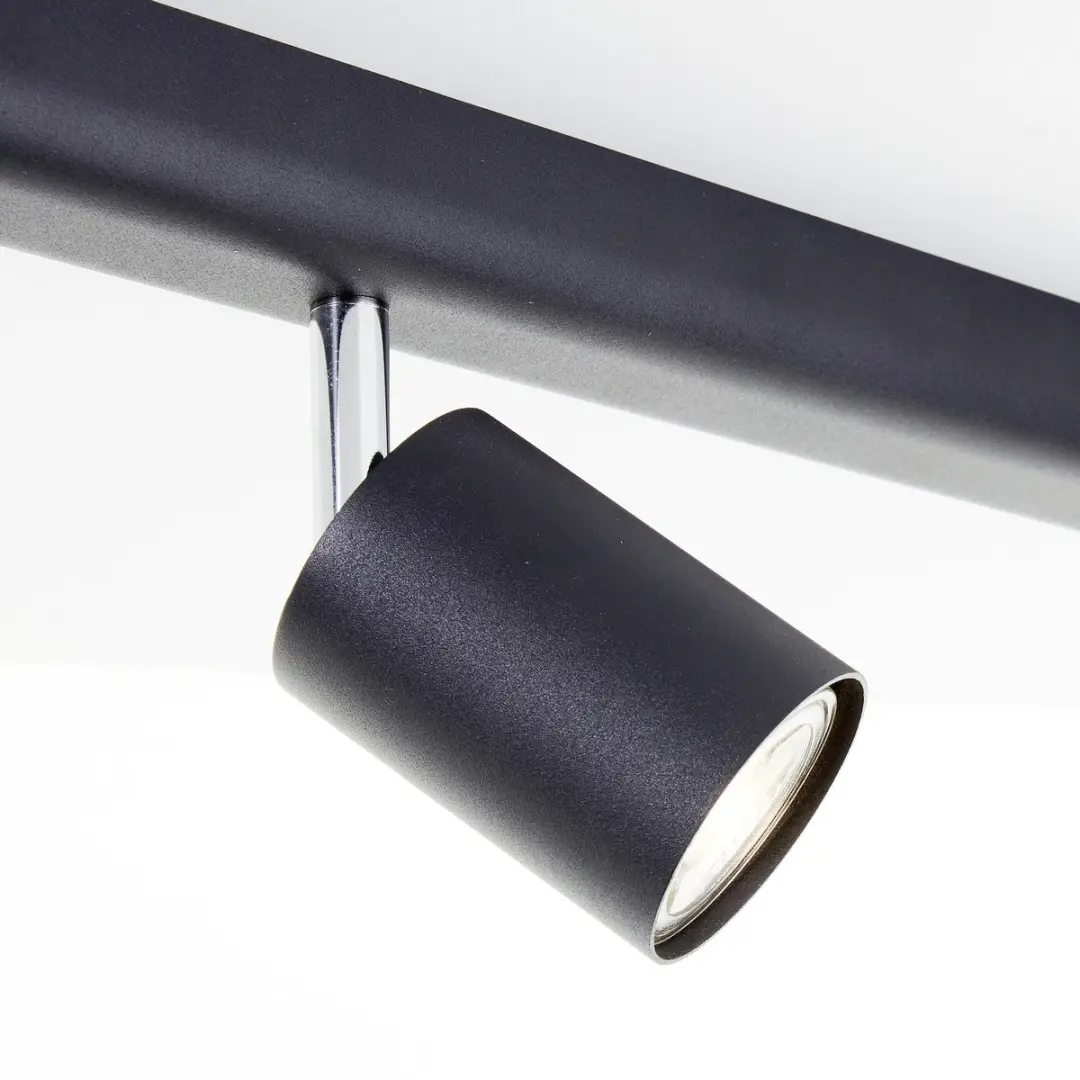Brilliant Spotbar 119cm 6x GU10 Zwart