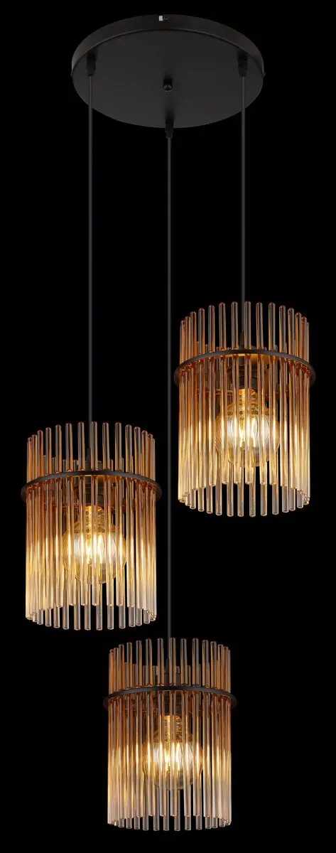 Globo Gorley Hanglamp - 3 Lichtpunten - Goud - Ø47cm