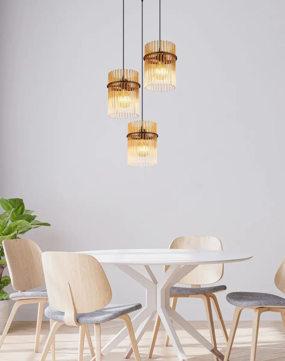 Globo Gorley Hanglamp - 3 Lichtpunten - Goud - Ø47cm