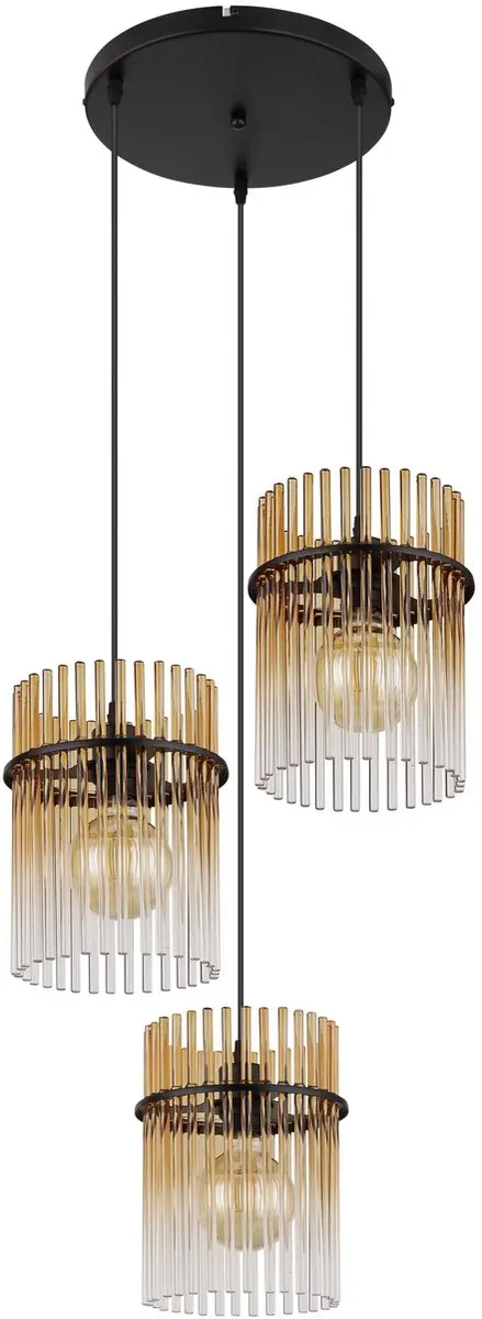 Globo Gorley Hanglamp - 3 Lichtpunten - Goud - Ø47cm