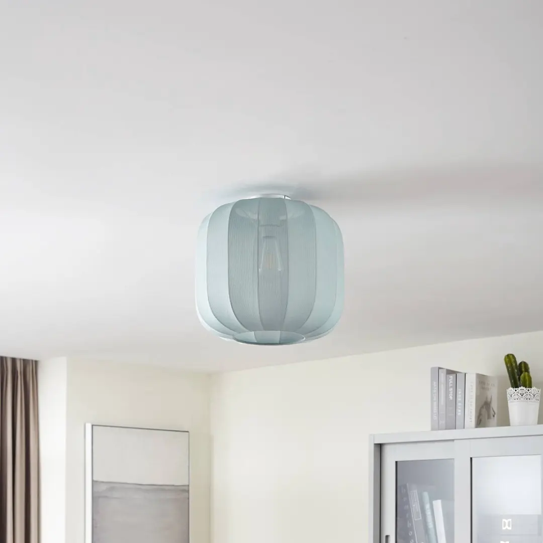 Lindby Plafondlamp 1 Licht 15W - Lichtblauw - afbeelding 6 van 6