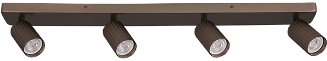 Searchlight Opbouwspots GU10 4-delig - Brons