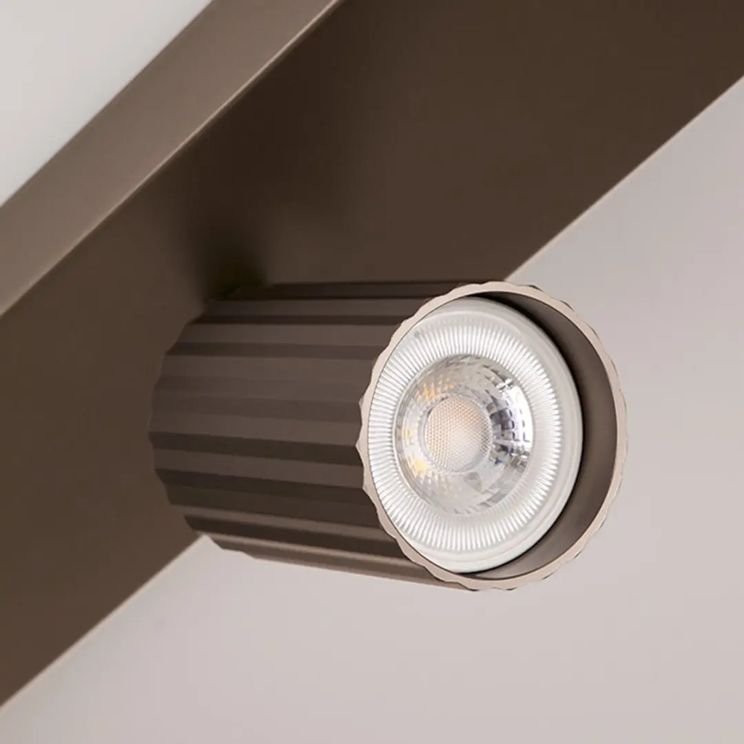 Searchlight Opbouwspots GU10 4-delig - Brons