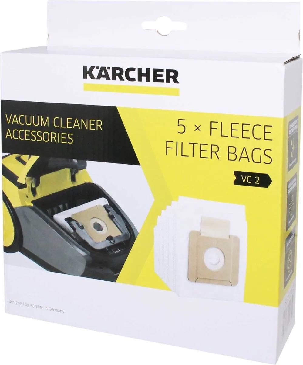 Kärcher Vliesfilterzak VC 2 - Cilinderstofzuiger - 2.863-236.0