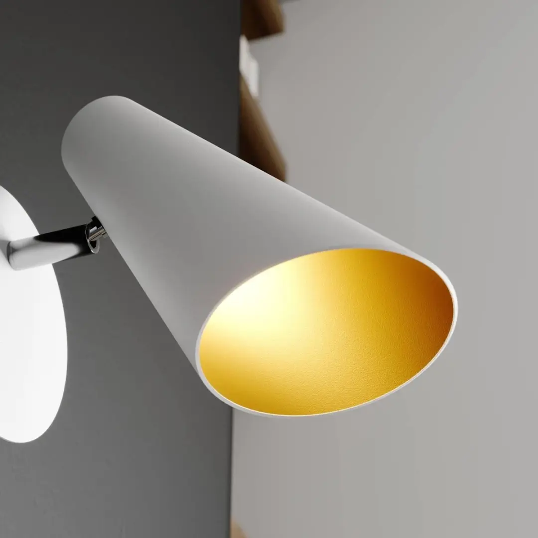 Lucande Wandlamp Metaal 28W GU10 - Wit