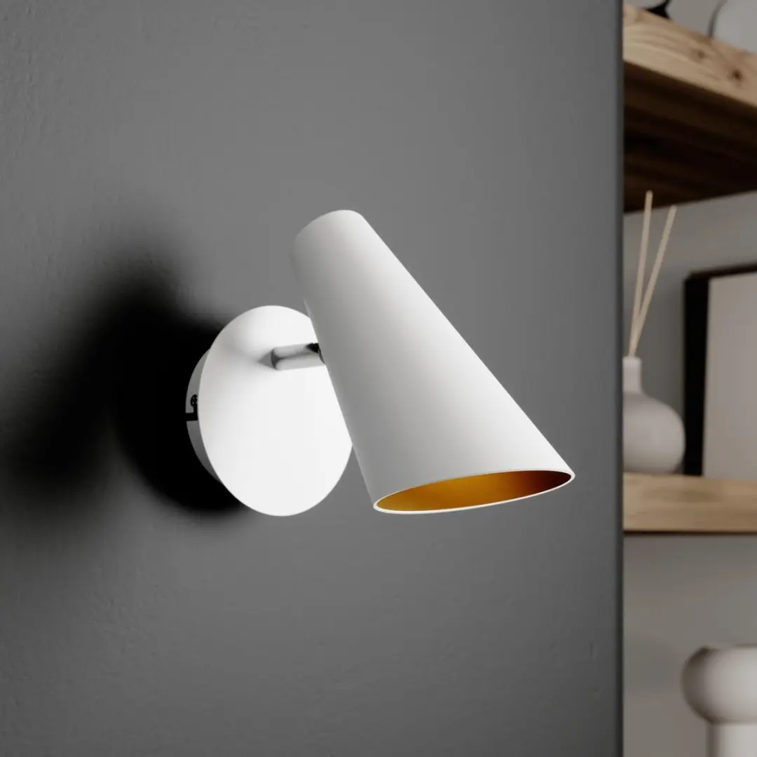 Lucande Wandlamp Metaal 28W GU10 - Wit