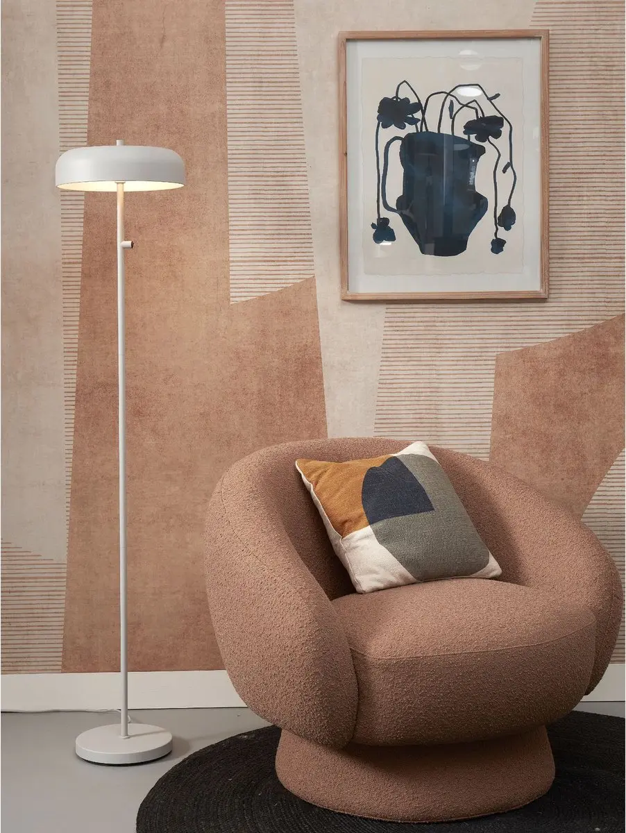 it's about RoMi Porto Vloerlamp - Grijs Ø30cm