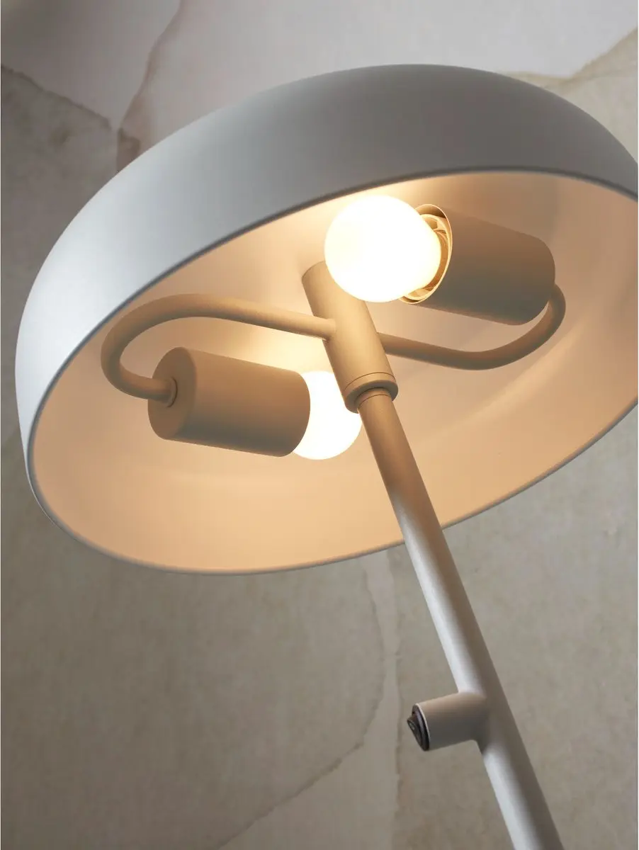 it's about RoMi Porto Vloerlamp - Grijs Ø30cm