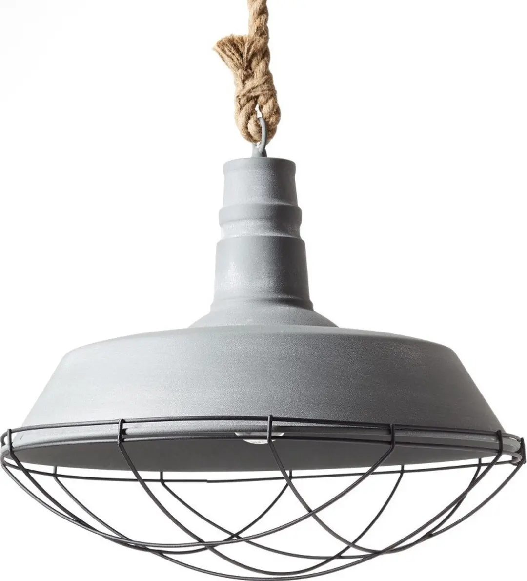 Brilliant ROPE Hanglamp Grijs - Ø47cm