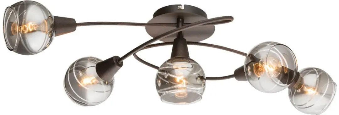 Globo Isla Plafondlamp Brons