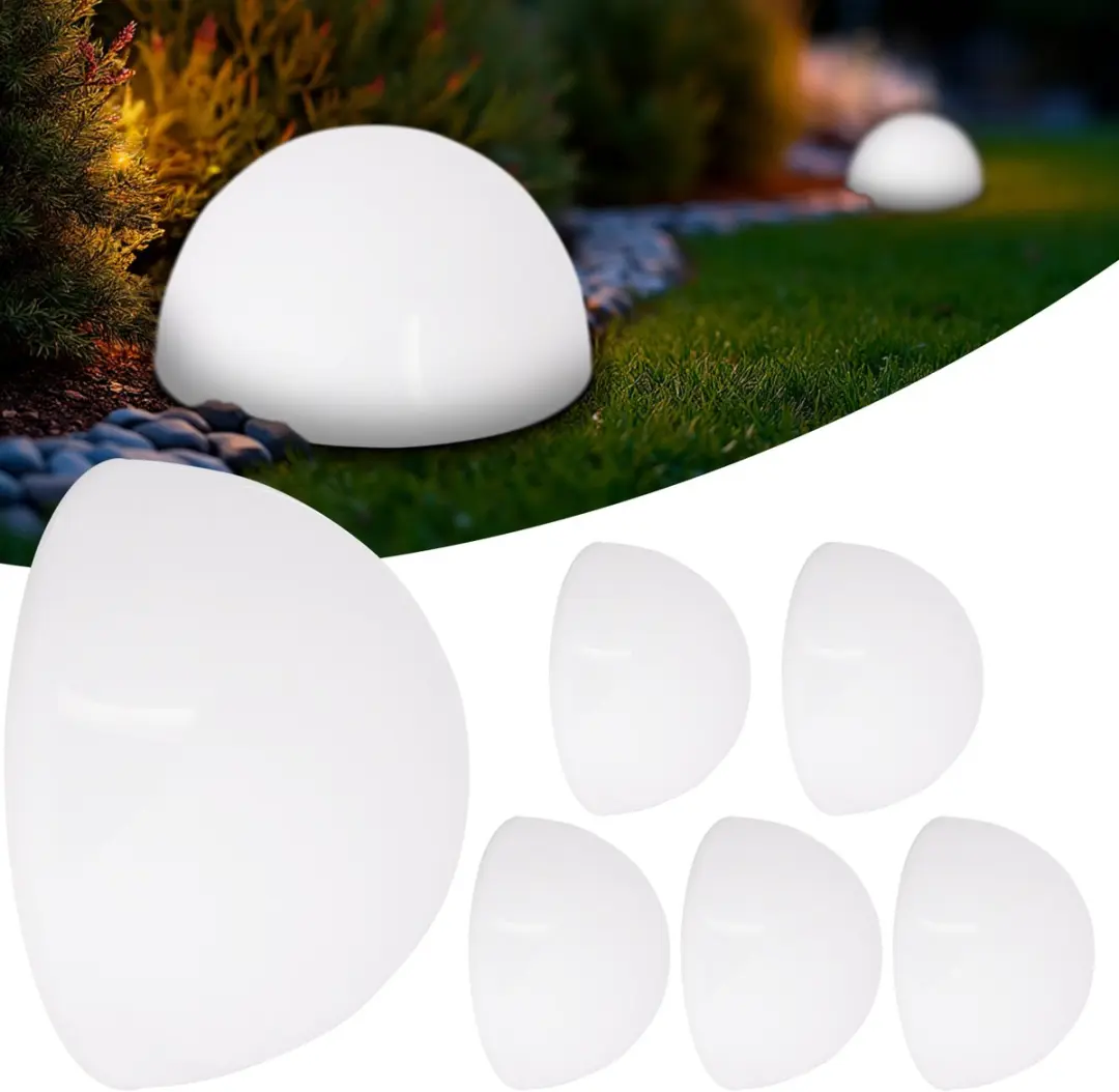 Monzana Solar Wandlamp Set 6 Stuks - IP44 Wit