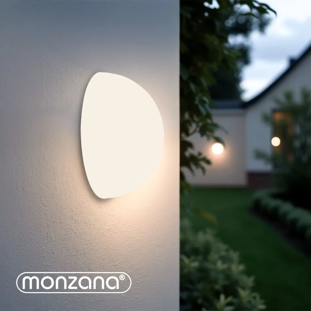 Monzana Solar Wandlamp Set 6 Stuks - IP44 Wit