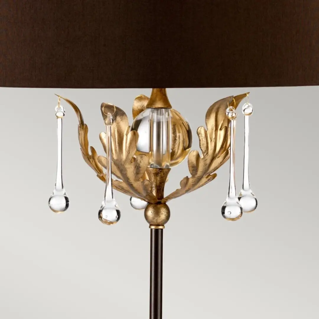 Elstead Amarilli LED Tafellamp - 60W - Ø43cm - Brons met goudpatina