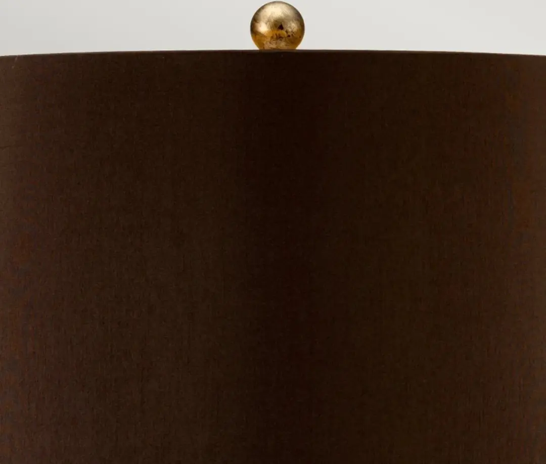 Elstead Amarilli LED Tafellamp - 60W - Ø43cm - Brons met goudpatina