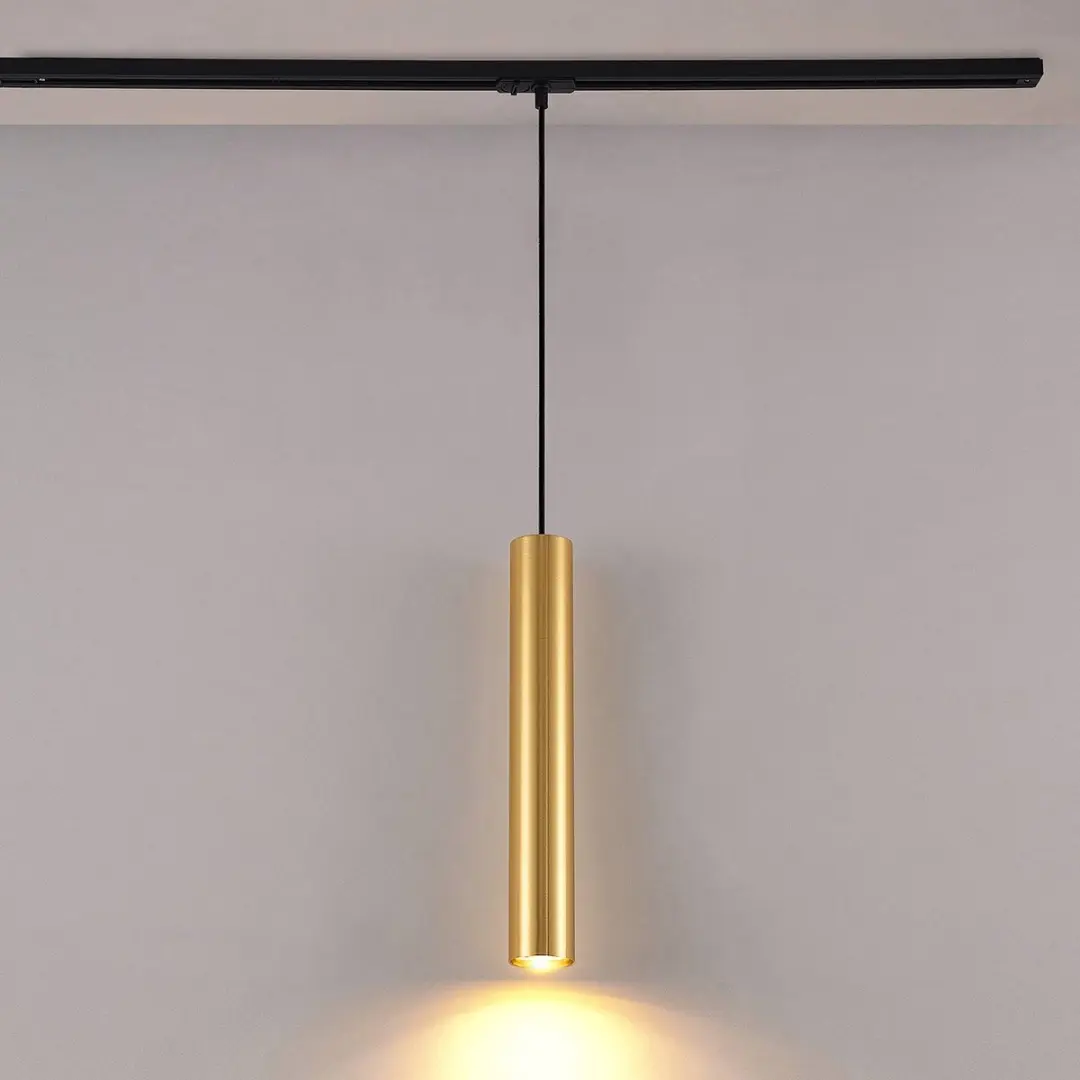 Lindby 1-fase Railverlichting 1 Lichtpunt GU10 - Zwart/Goud
