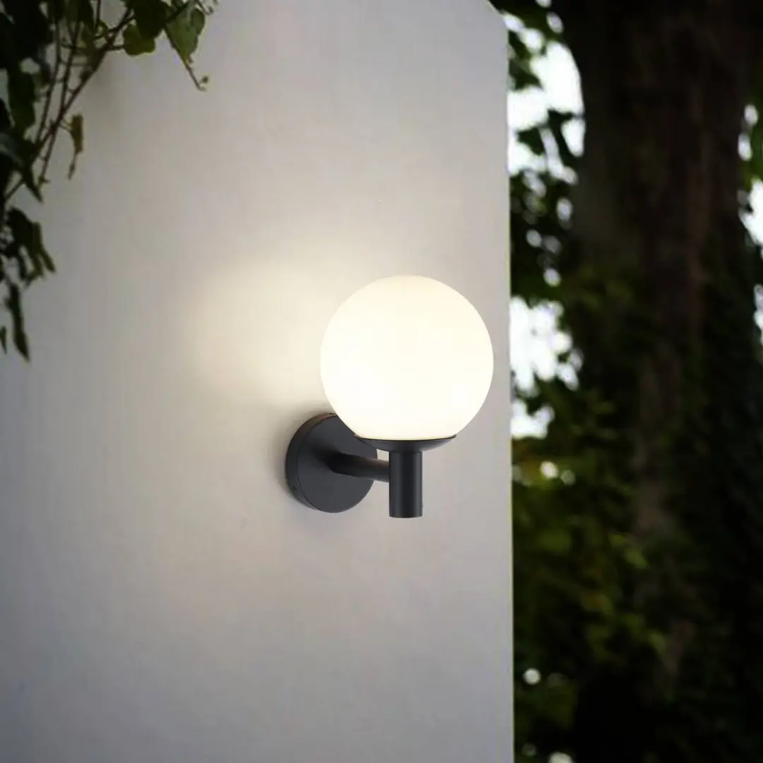Lindby Wandlamp Glas Aluminium 1 Licht E27