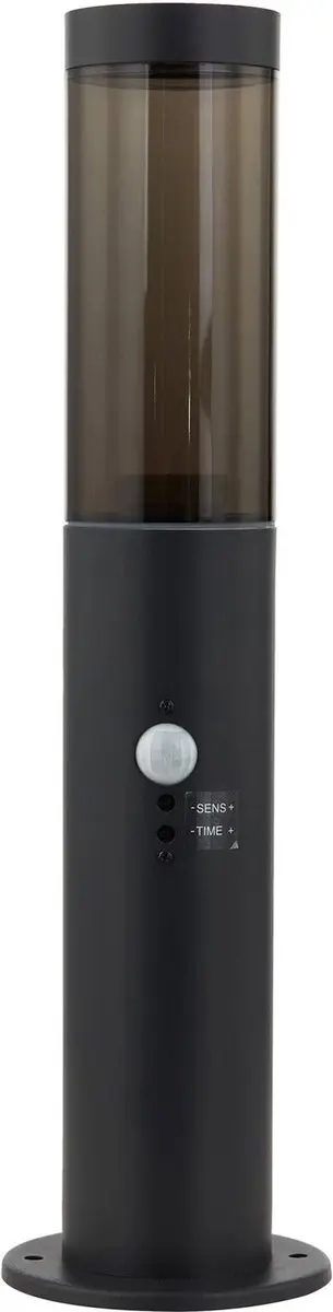Lindby Sokkellamp E27 15W - Antraciet/Transparant - afbeelding 6 van 6