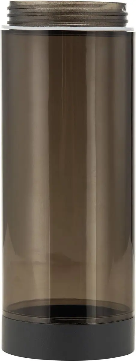 Lindby Sokkellamp E27 15W - Antraciet/Transparant
