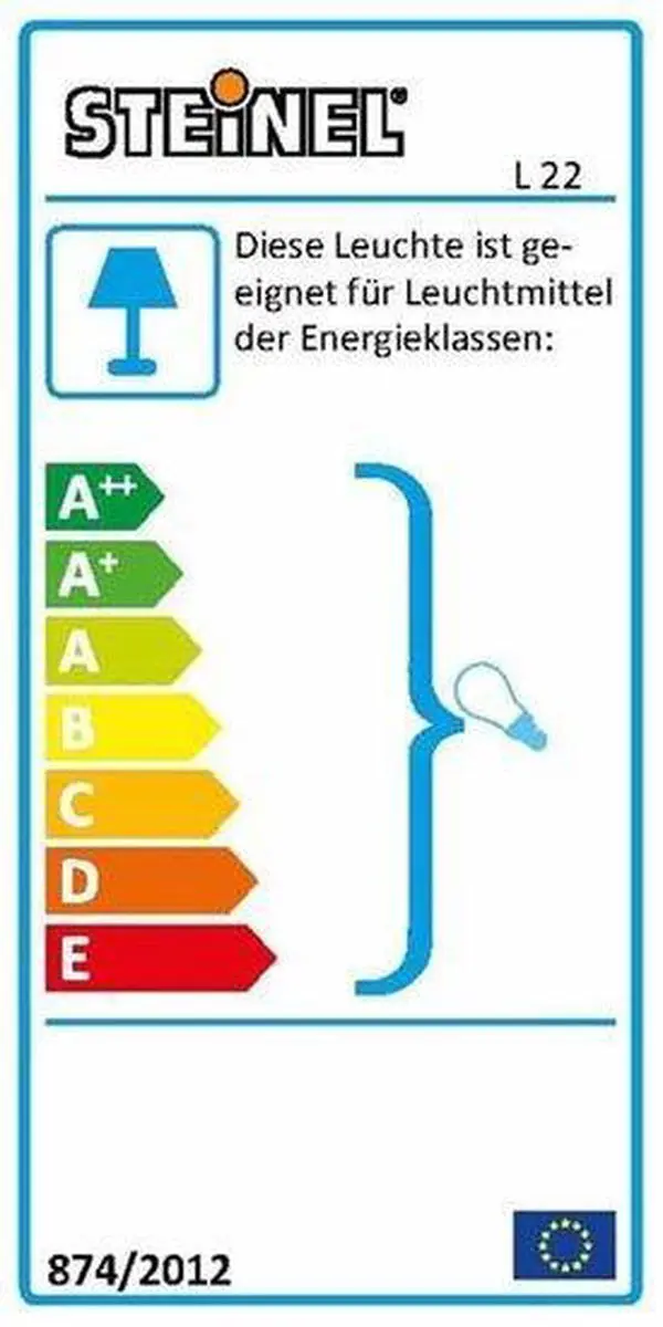 Steinel Sensor Buitenlamp L 22 Wandmontage - Zilver