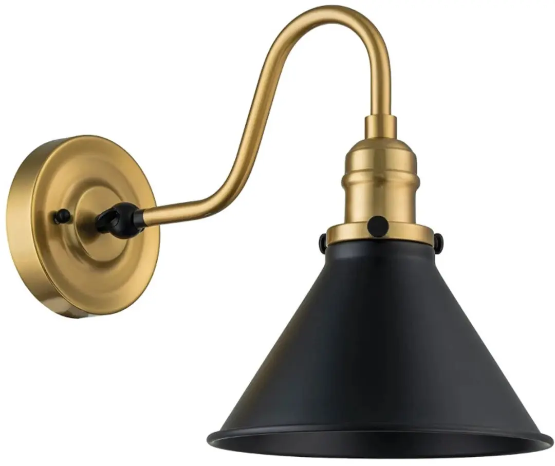 Elstead Provence LED Wandlamp E27 - 60W - Messing