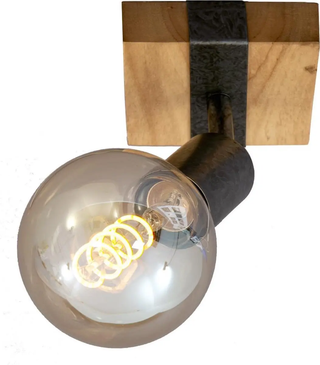 Briloner Wood Basic Wandlamp E27