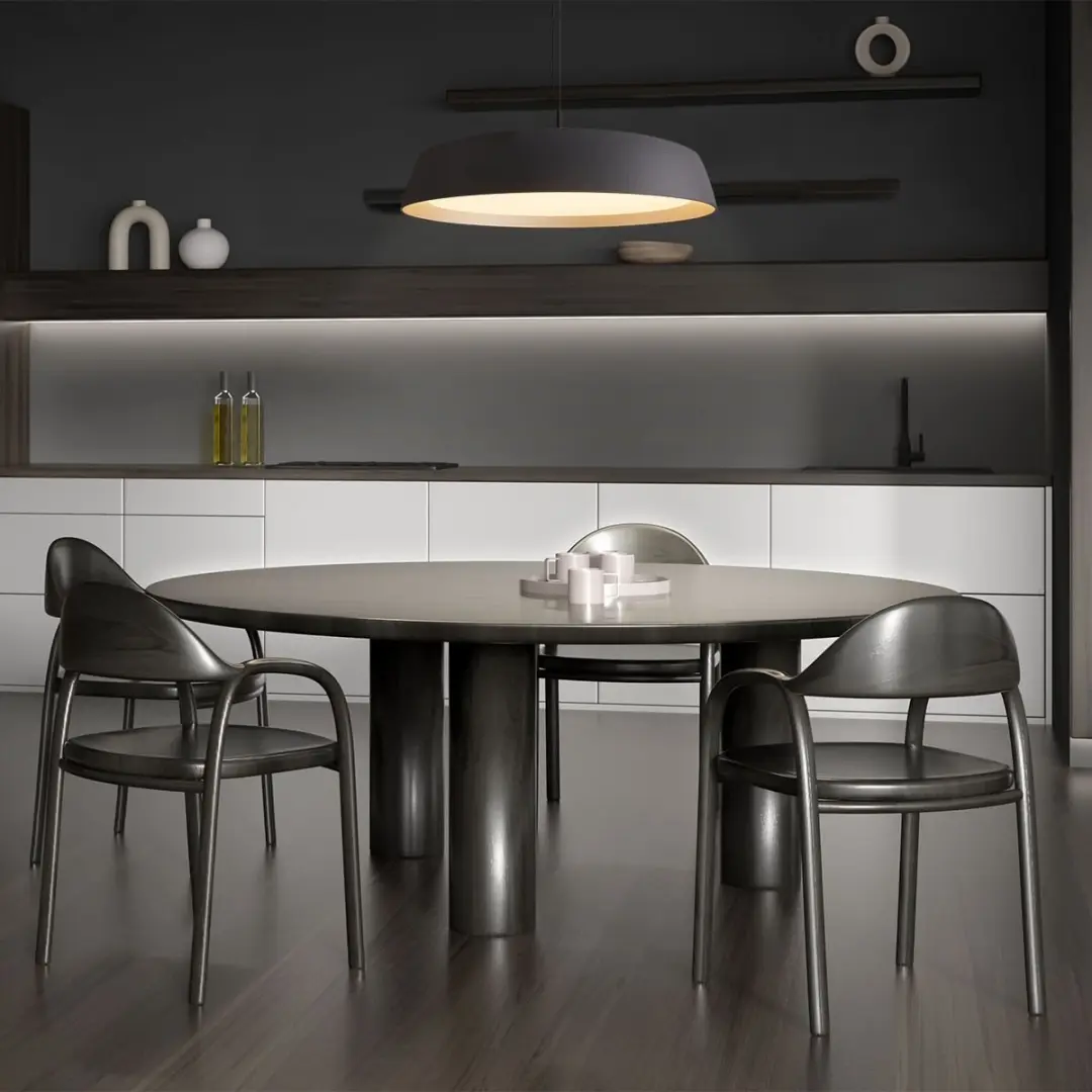 Steinhauer Mykty Hanglamp - Ø45cm - Zwart
