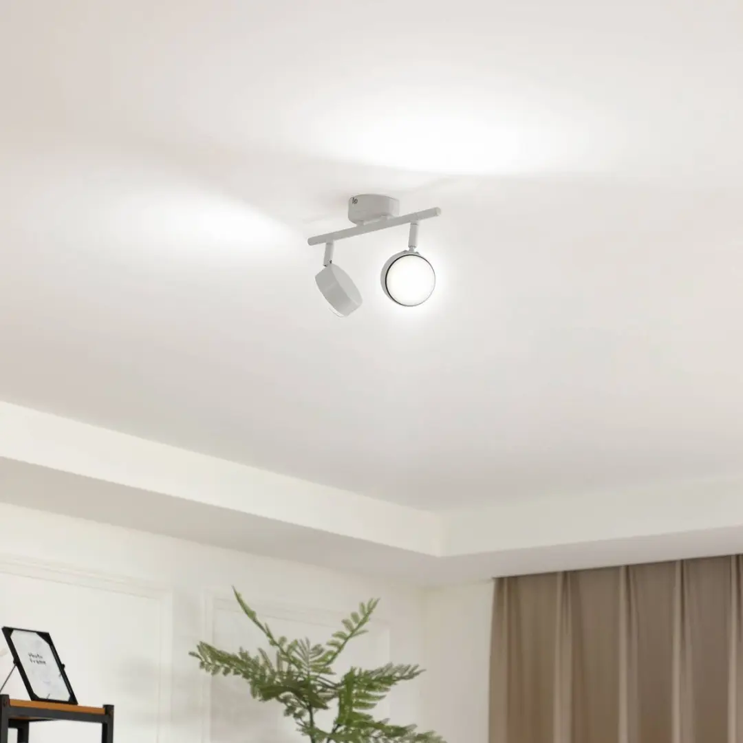 Lindby Buitenspot 2 Lichtpunten GX53 11W - Wit Mat