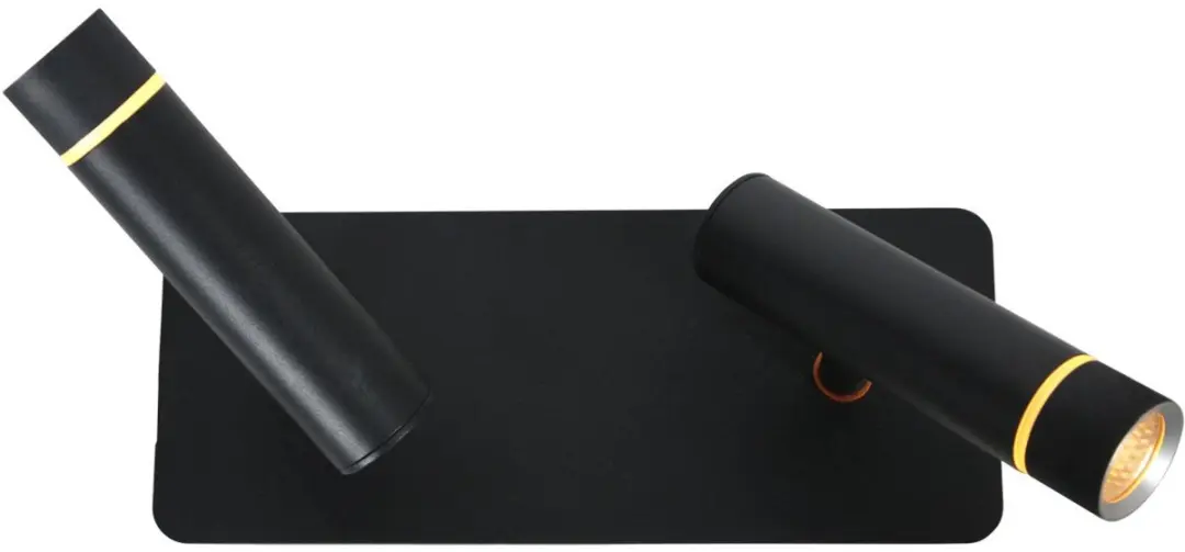 Steinhauer Volari 4713ZW Wandlamp - 2 Lichts - Zwart