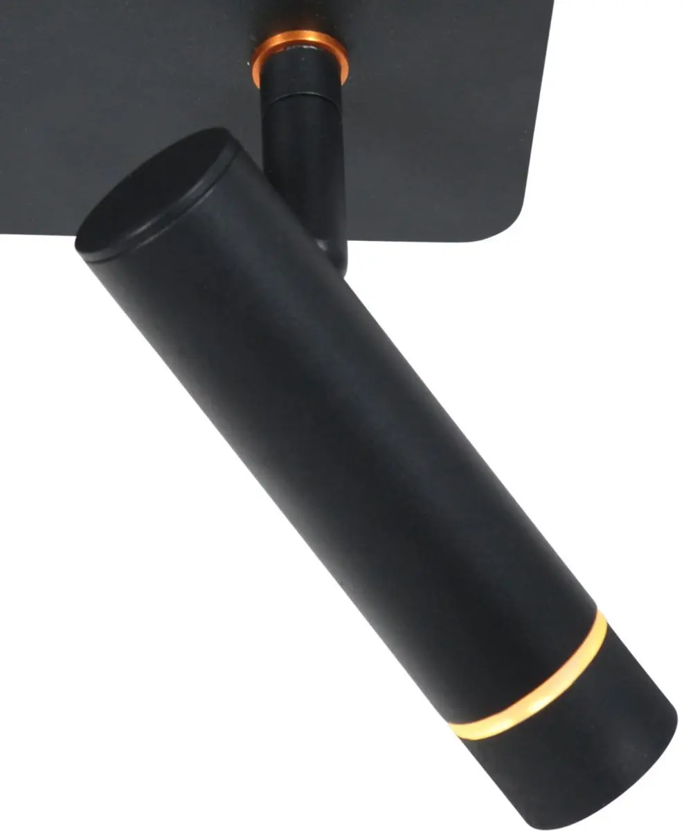 Steinhauer Volari 4713ZW Wandlamp - 2 Lichts - Zwart