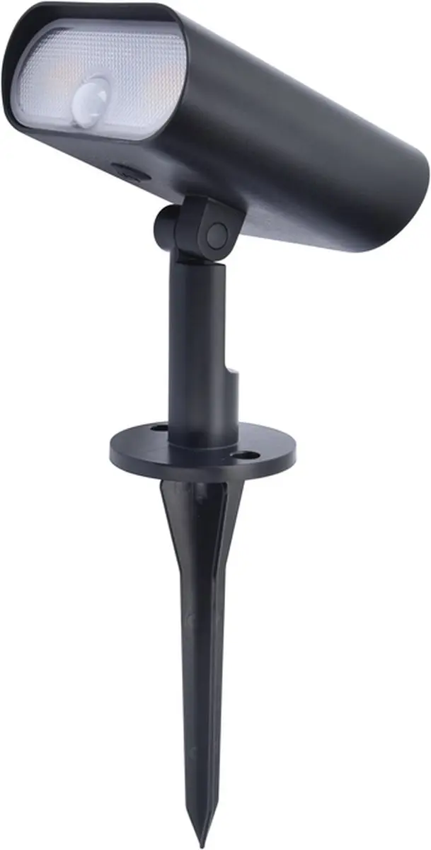 Lutec Connect Ginbo Smart Solar LED Prikspot - 7W - Multicolor - Zwart