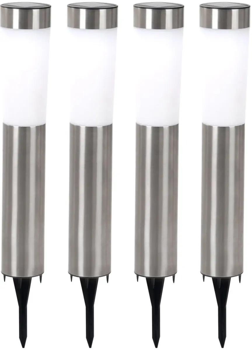 Globo Solarlamp RVS Grondspies
