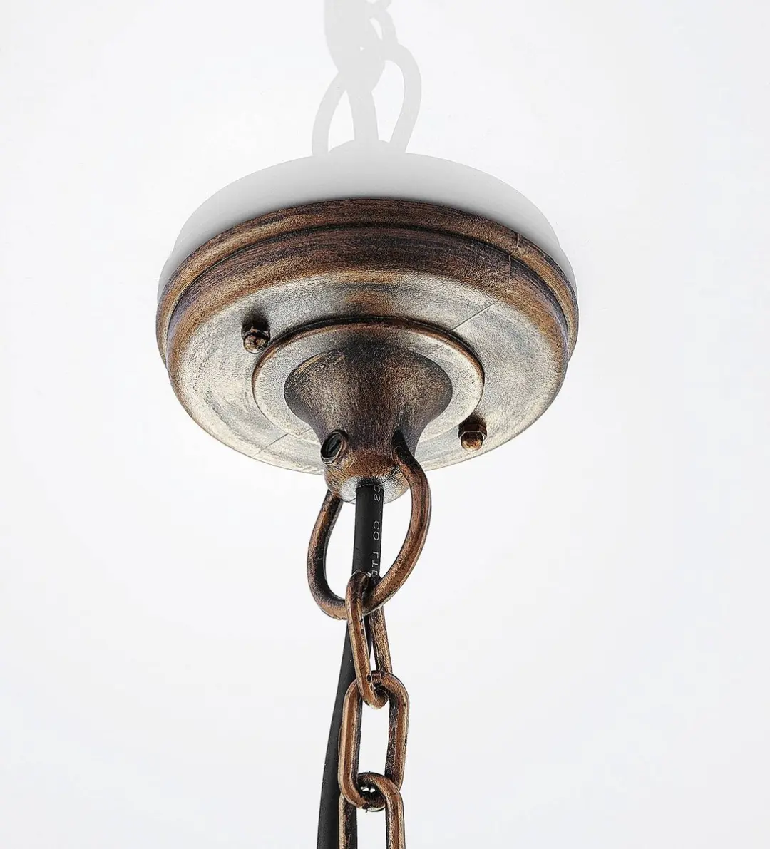 Lindby Hanglamp Buiten 1 Licht E27 - Goud Geborsteld