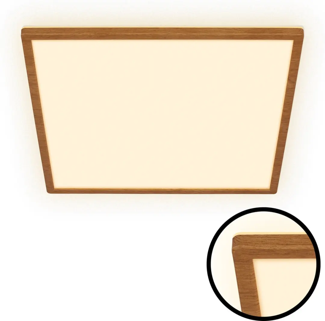 Briloner Tava Wood LED Plafondlamp 22W