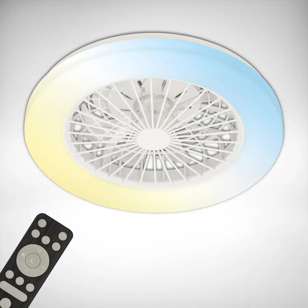 Briloner Fantus Plafondventilator met LED 48,5cm Wit