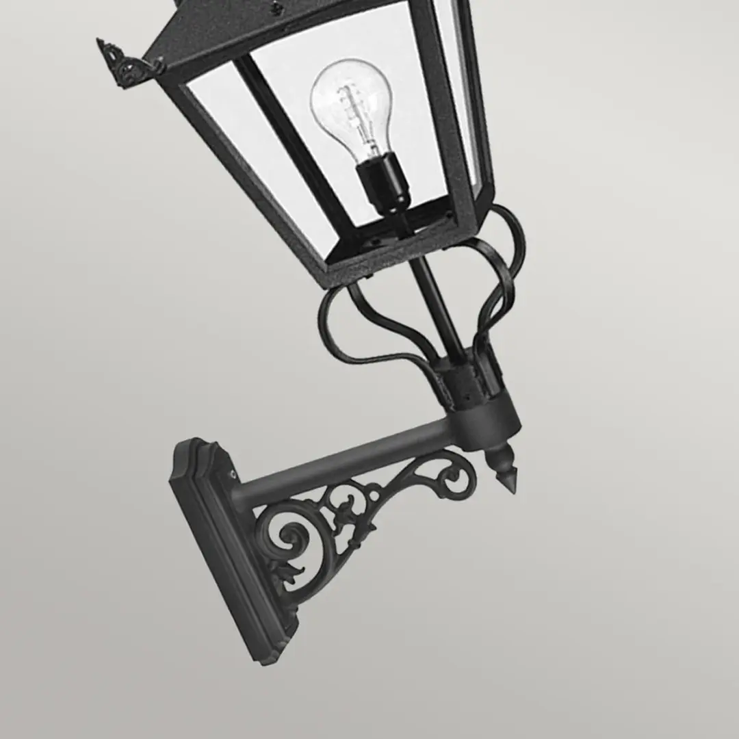 Elstead Lighting Grampian LED Wandlamp E27 60W - IP44 - Dimbaar - Zwart
