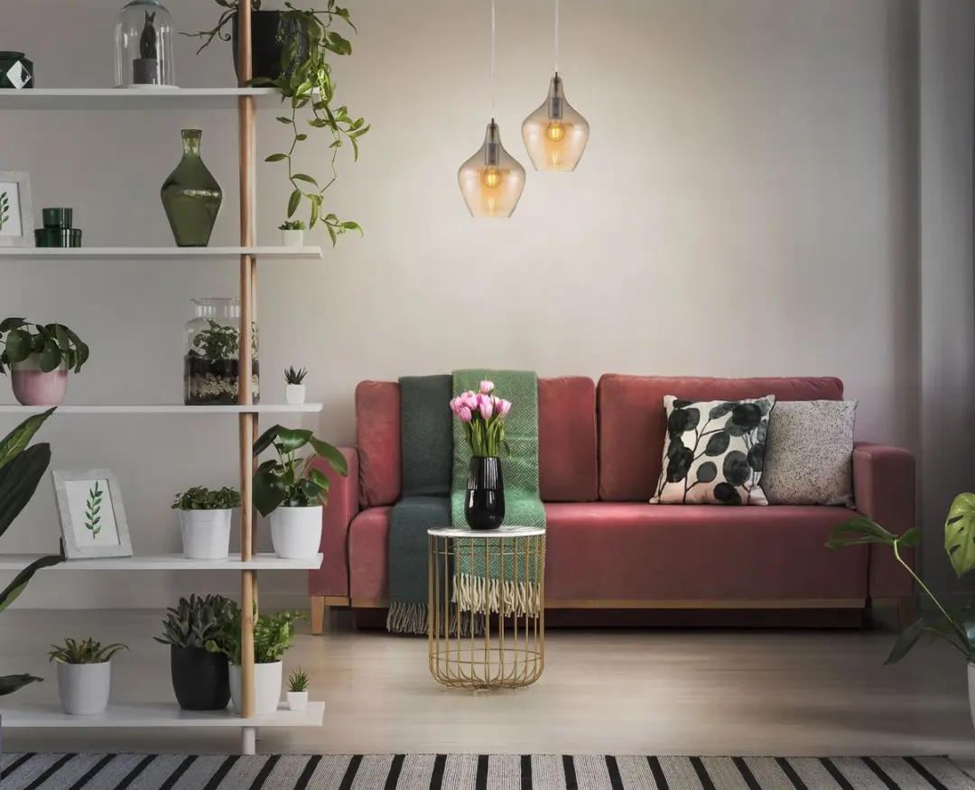Globo Paso Hanglamp - Ø22cm Amber - E14
