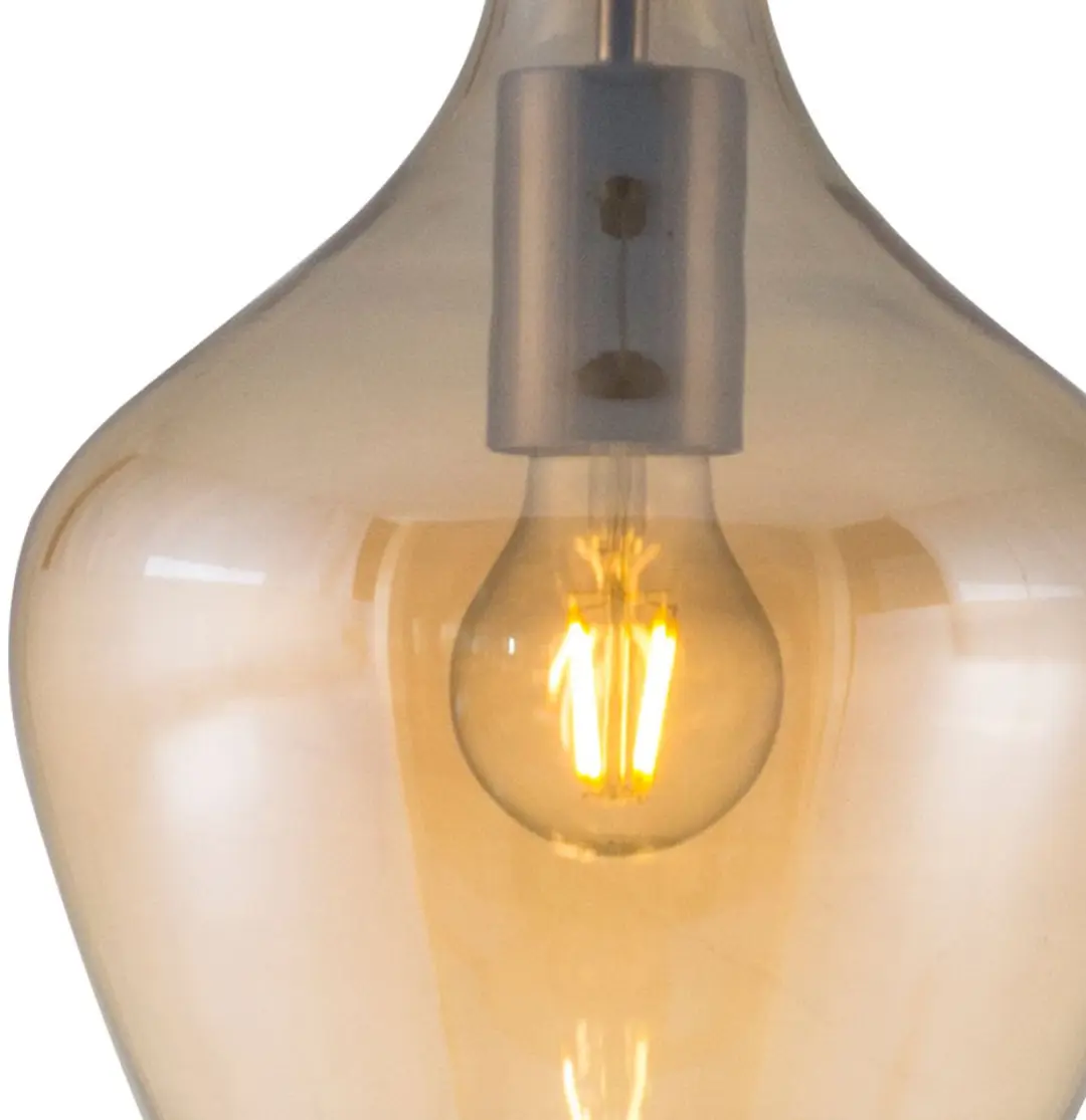 Globo Paso Hanglamp - Ø22cm Amber - E14 - afbeelding 6 van 6