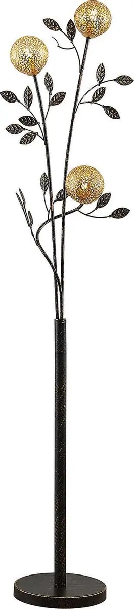 Lucande Vloerlamp 3-licht IJzer H160cm