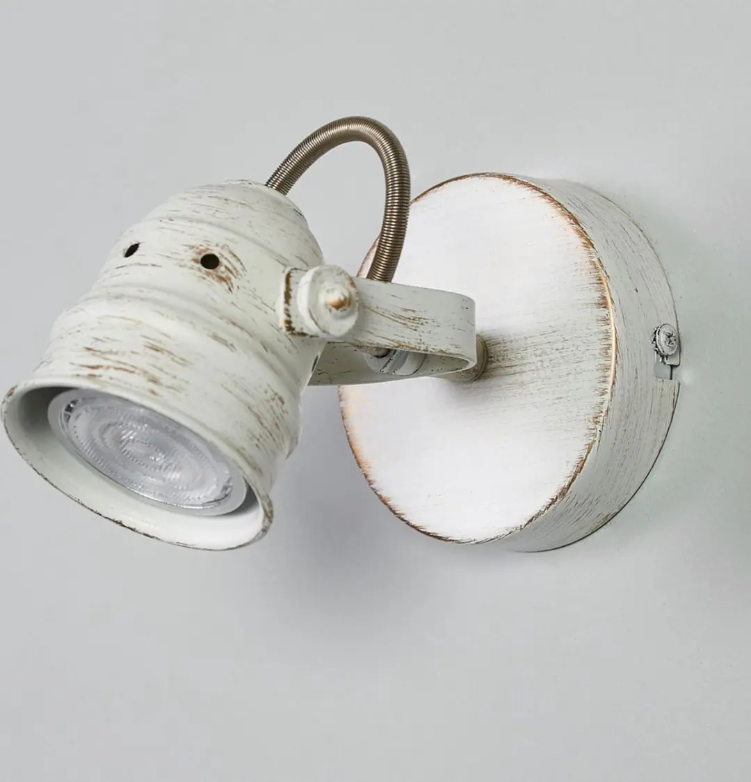 Lindby Wandlamp Metaal GU10 10W - Wit