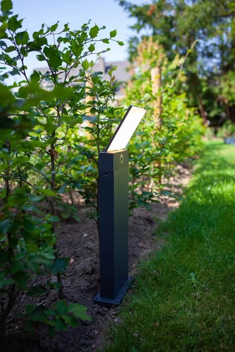 Lutec Pano LED Tuinpaal 17.5W - Donkergrijs - afbeelding 6 van 6