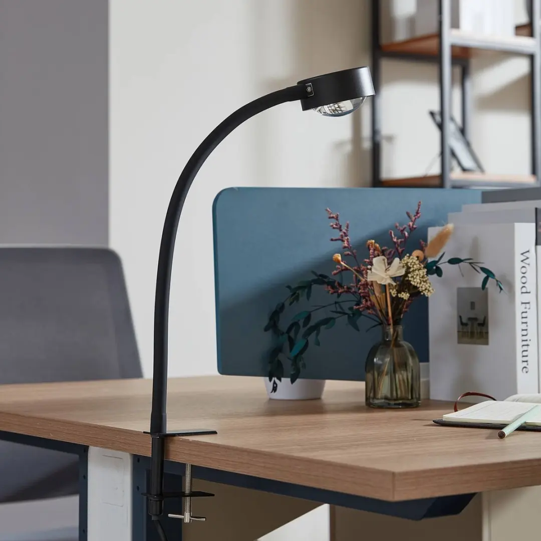 Lindby Klemlamp 11W GX53 - Zwart mat