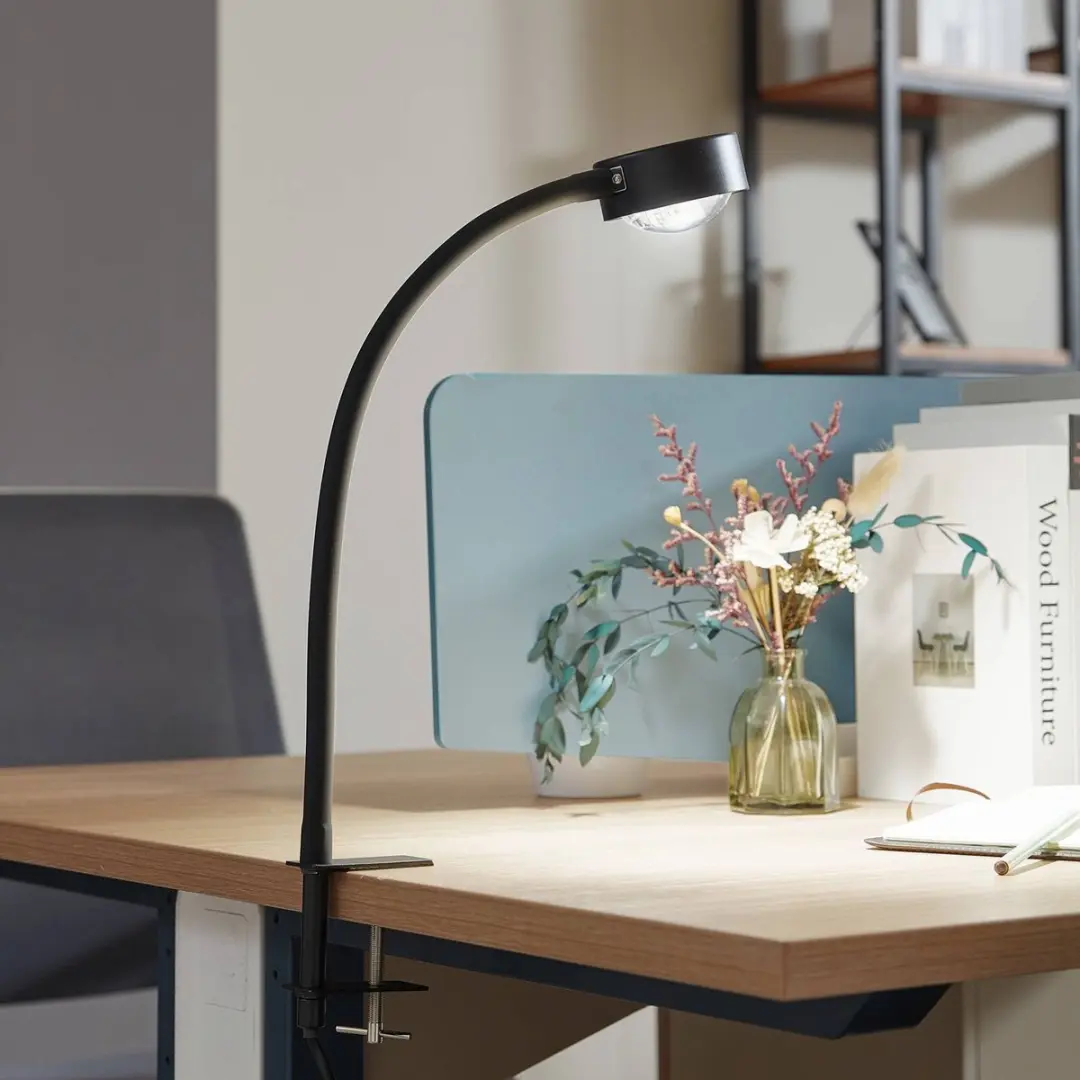 Lindby Klemlamp 11W GX53 - Zwart mat