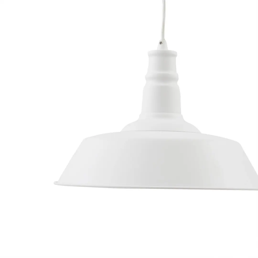 Lindby Hanglamp Metaal 1 Licht E27 - Wit