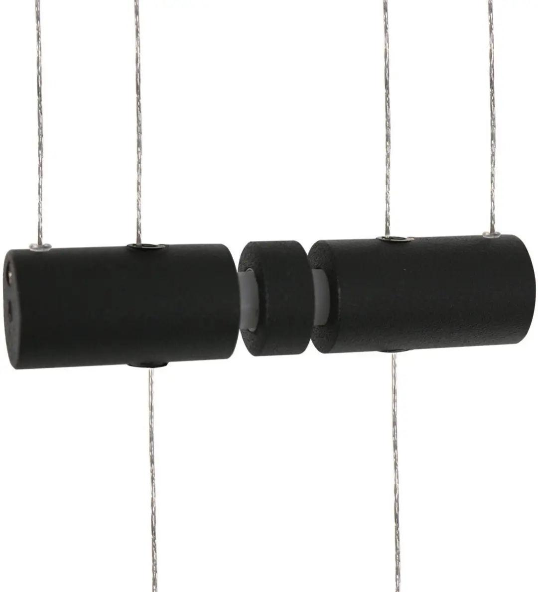Steinhauer Piola 3501ZW Hanglamp - 3 Lichts - Zwart